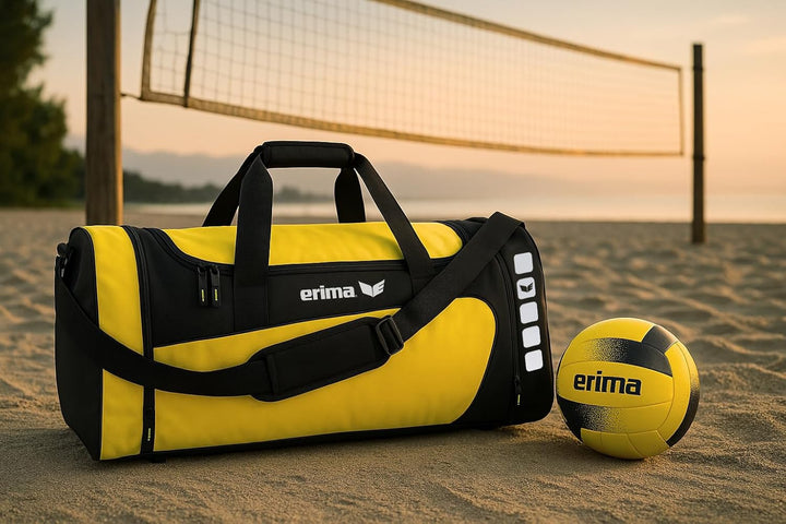 Erima Sporttasche Club 5 Sporttasche Gelb/Schwarz M, Gelb/Schwarz M