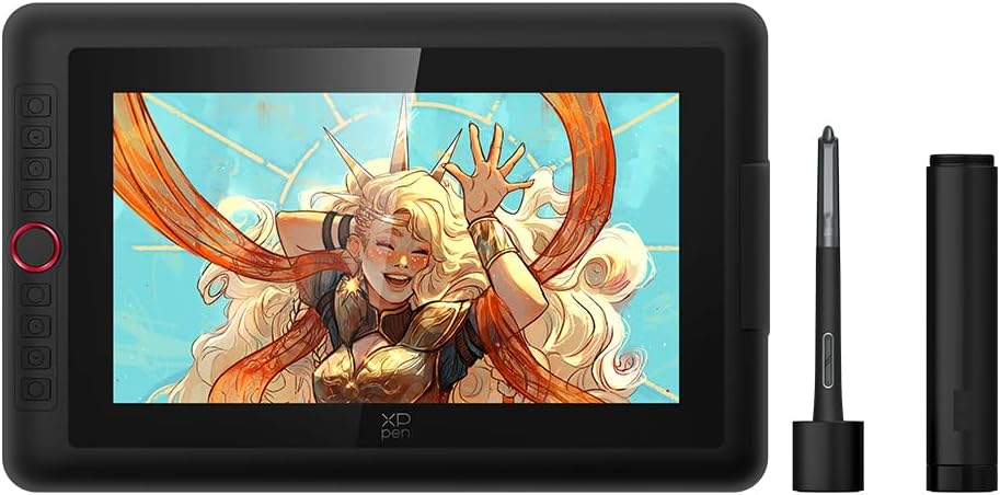 XPPen Artist 13.3 Pro V2 Display Grafiktablett mit X3 Pro Smart Chip 16K Druckstufen, Digitales Zeic