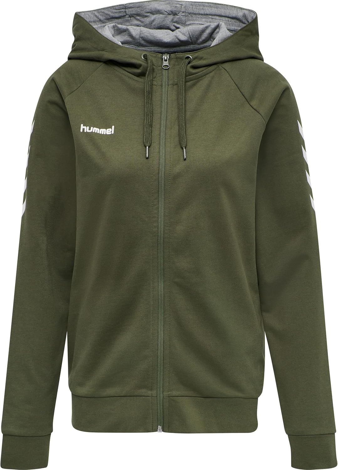 hummel Damen go Cotton Zip Hoodie Kapuzenpullover XS Grape Leaf, XS Grape Leaf