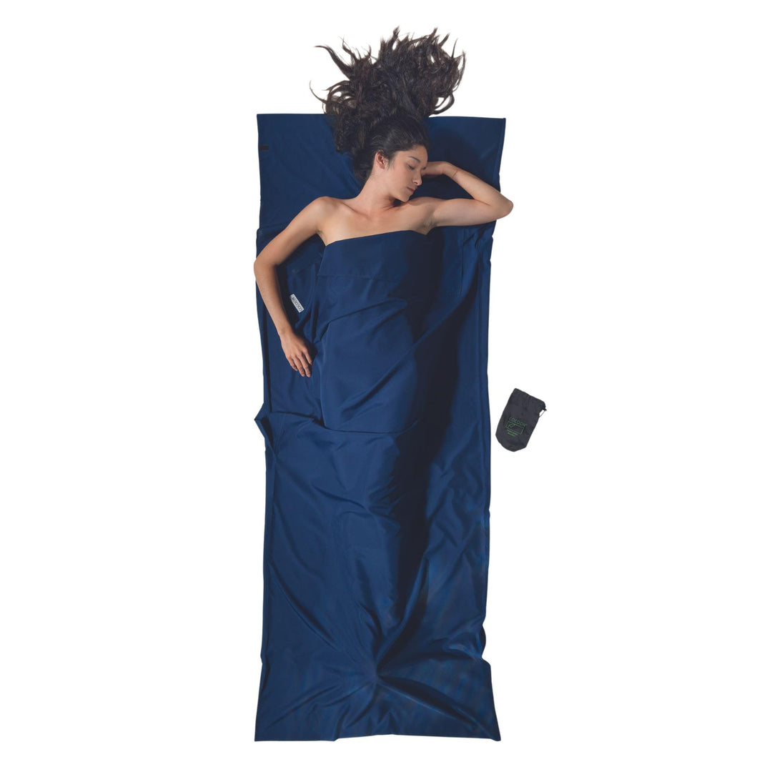 Cocoon - Premium - TravelSheet™ Mikrofaser - Cranberry Blau - Twilight Blue, Blau - Twilight Blue