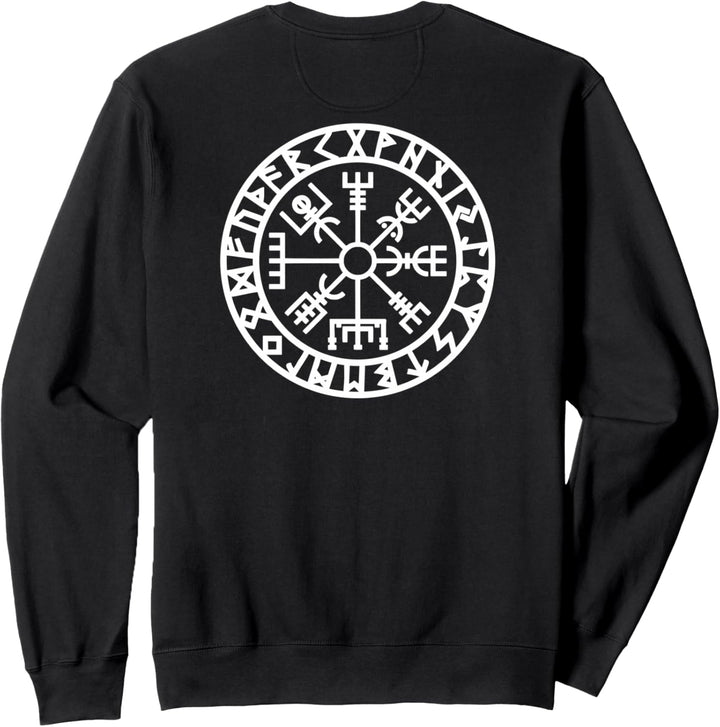 Vegvisir Wikinger Kompass Rune Schutz Symbol Kelten Nordisch Sweatshirt