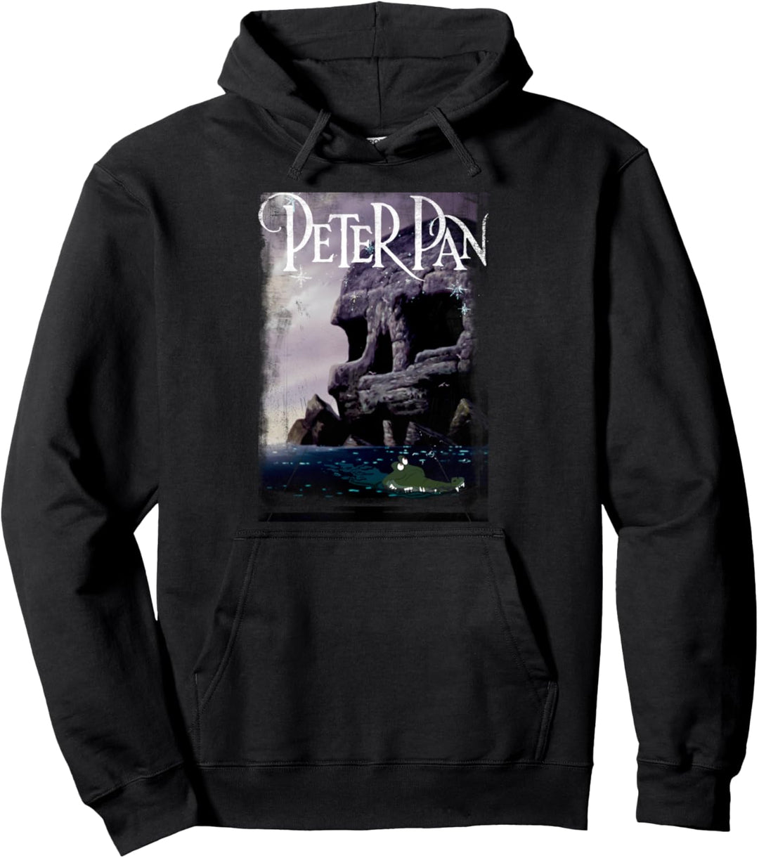 Disney Peter Pan Skull Rock Title Logo Poster Pullover Hoodie