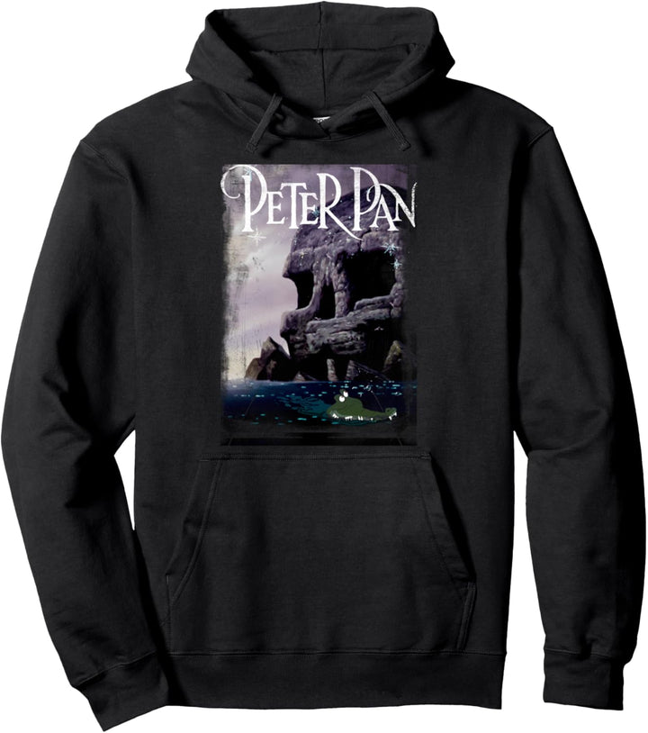 Disney Peter Pan Skull Rock Title Logo Poster Pullover Hoodie