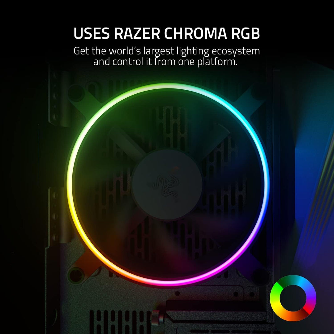 Razer Kunai Chroma - aRGB-PC-Hochleistungslüfter (Leise, leistungsstarke, Bis zu 8 Lüfter anschliess