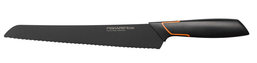 Fiskars Brotmesser, Modernes Design, Gesamtlänge: 35 cm, Qualitätsstahl/Kunststoff, Edge, 1003093 23