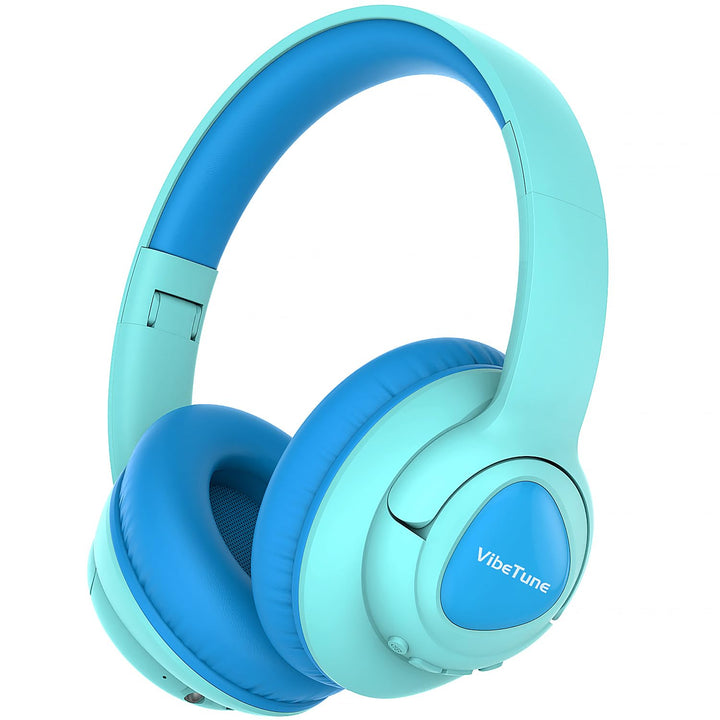 VibeTune Kinder Bluetooth Kopfhörer, 60 Stunden Spielzeit, Lautstärkebegrenzung 85/94dB, Bluetooth 5