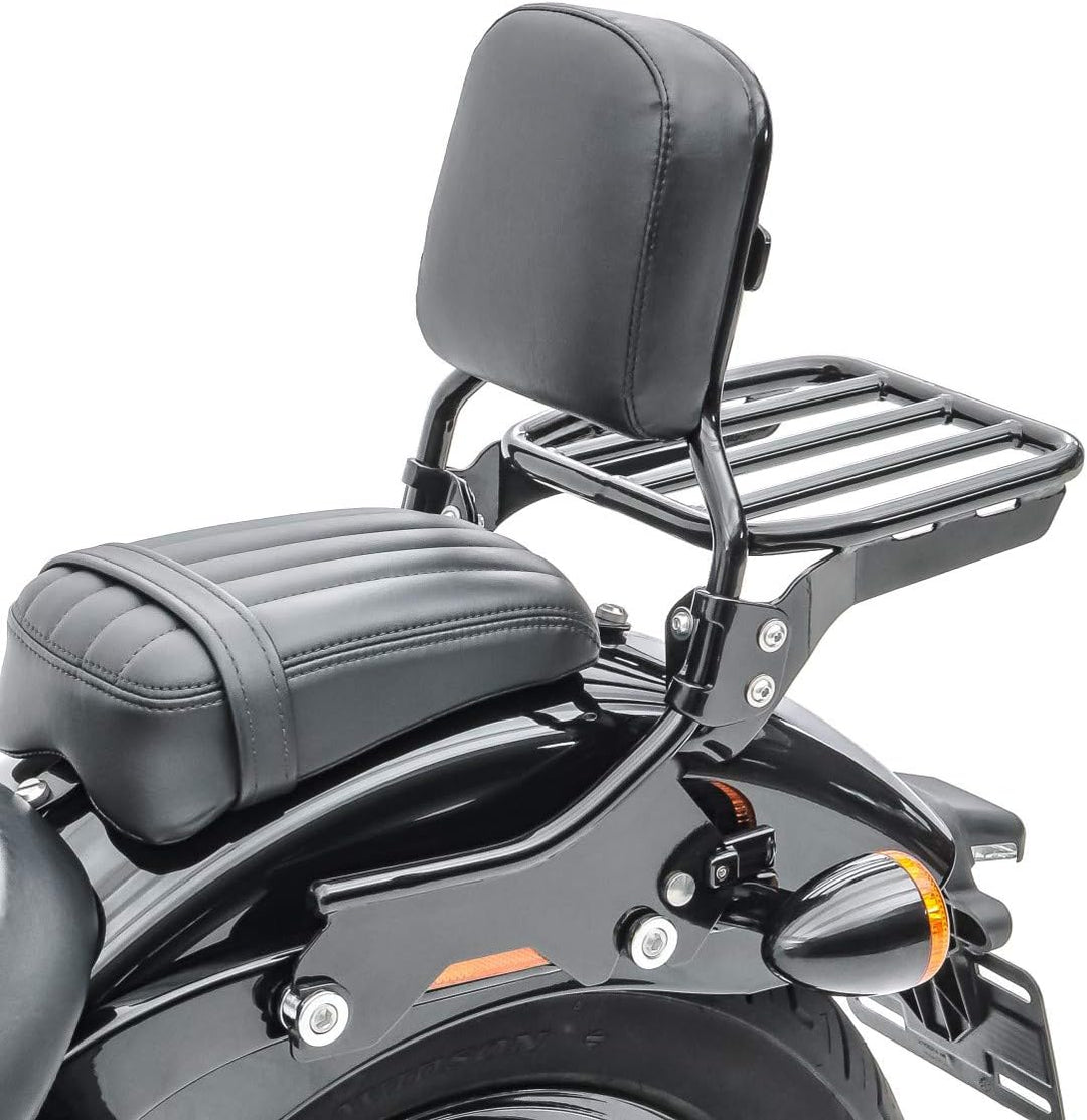 Sissybar R1S für Harley Softail Standard 20-24 mit Gepäckträger und Docking