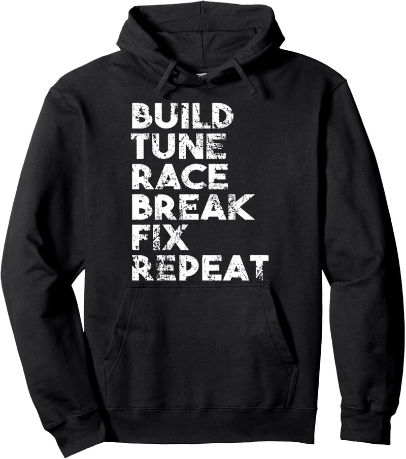 Autoliver Funny - Build Tune, Race Break Fix, Wiederholung Pullover Hoodie