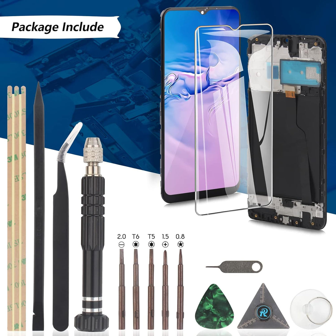 RongZy für Samsung Galaxy A10 LCD Bildschirmersatz für Samsung A10 A105F Touchscreen Digitalisierer
