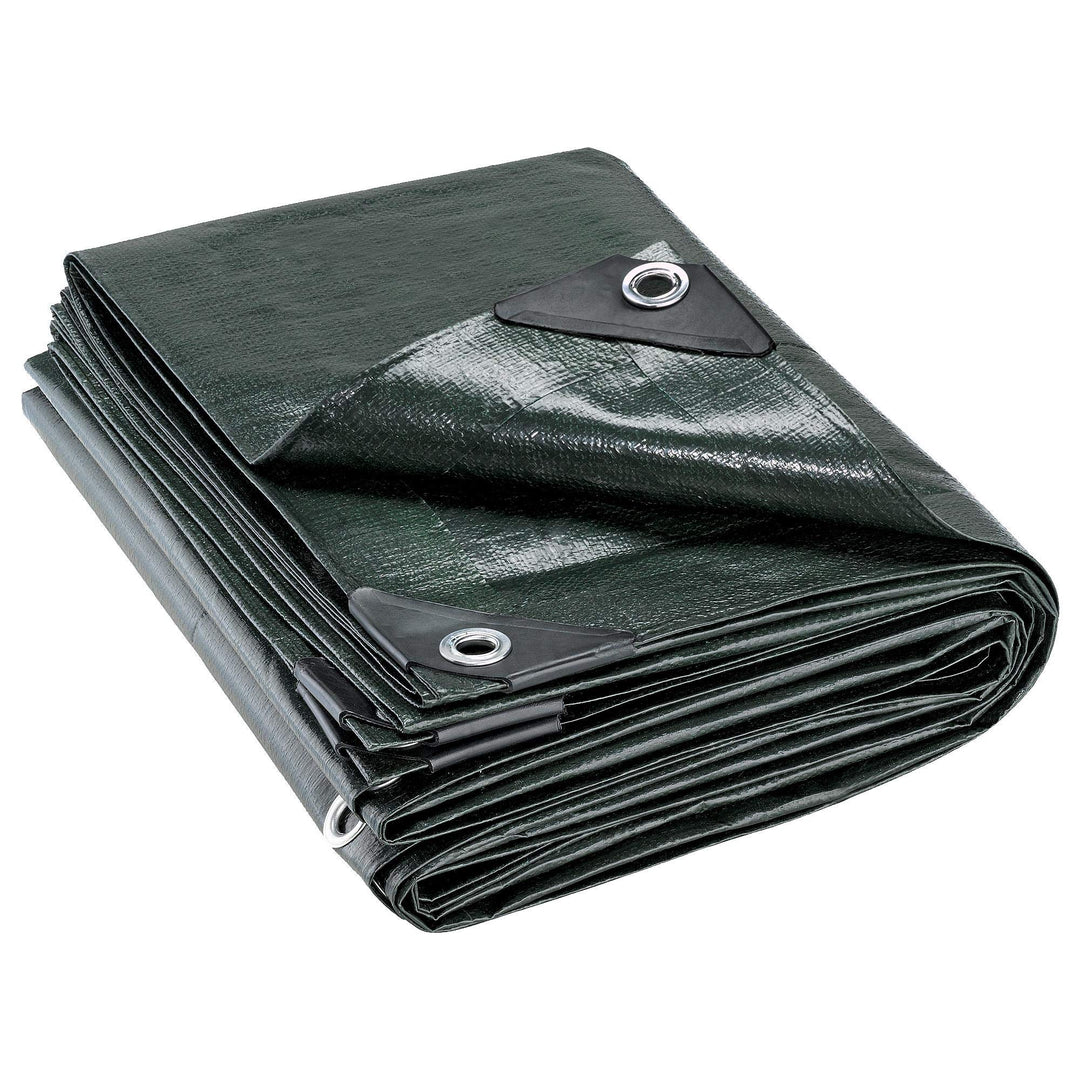 CelinaSun Gewebeplane 5x6 m grün Abdeckplane 280 g/qm Gartenplane Abdeckung Gartenmöbel Anhängerplan