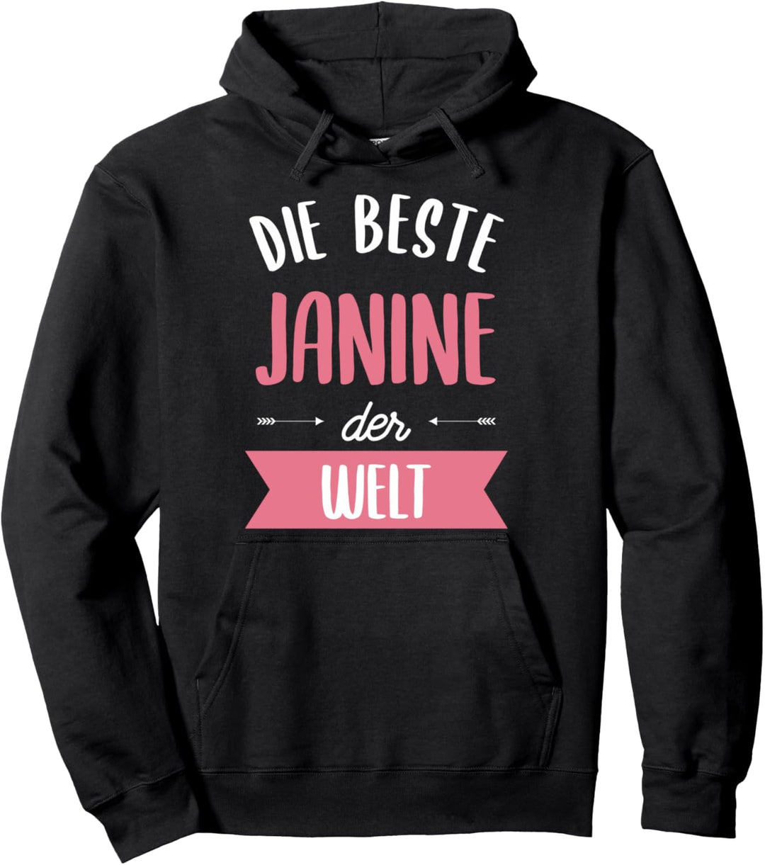 Beste Janine der Welt Pullover Hoodie
