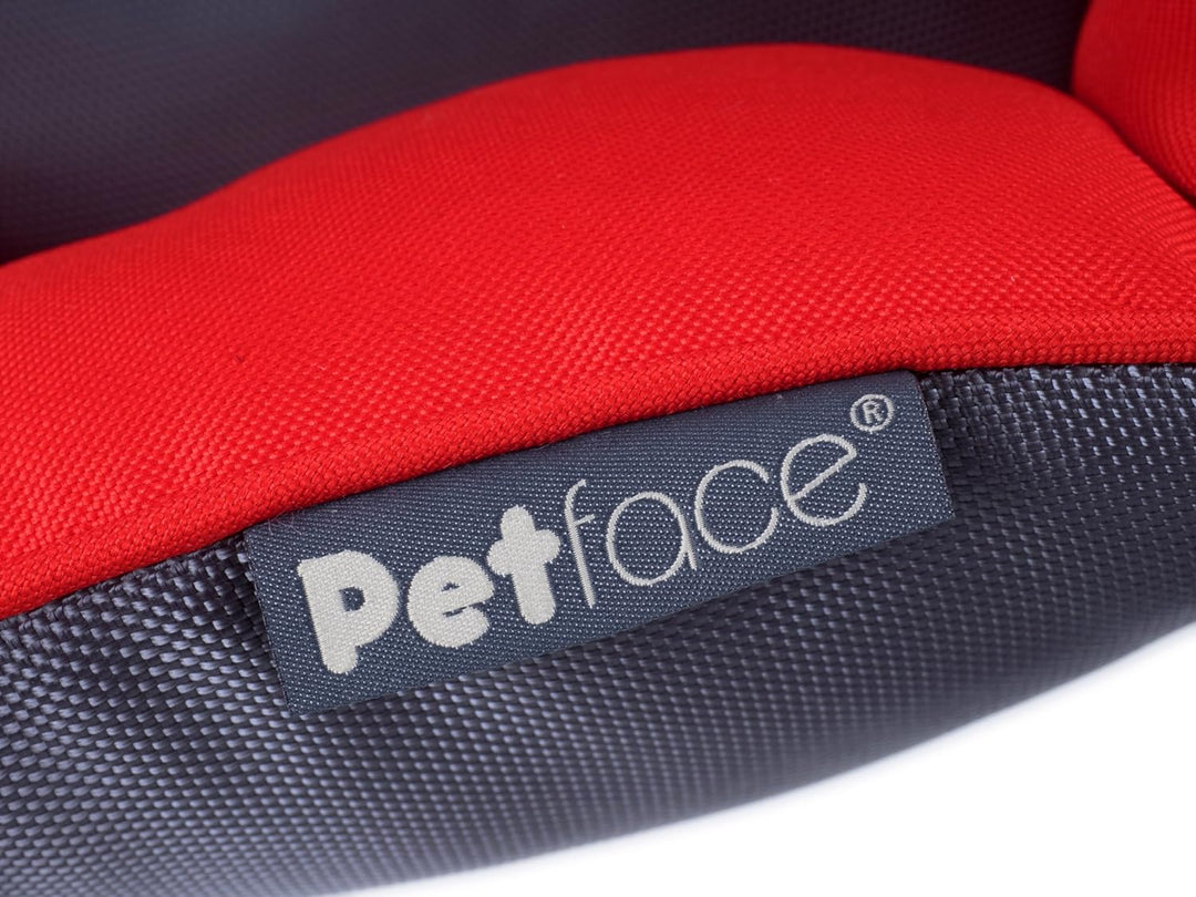 Petface Oxford ovales Körbchen, XL, rot rot XL, rot XL
