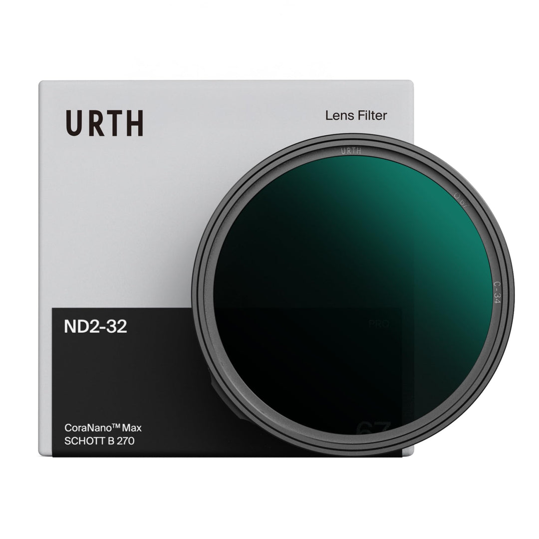 Urth 55mm ND2-32 Variabler ND-Filter (Pro) - Professioneller 1–5 Blendenstufenbereich, ultradünner,