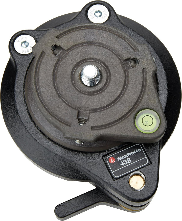 Manfrotto 438 3/8 Ball Kamera Nivellierer â€“ 3502, Schwarz