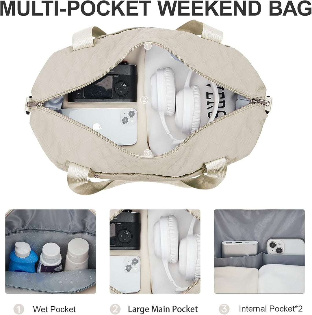 Reisetasche Damen Sporttasche 40x20x25 Ryanair Handgepäck Tasche Weekender Bag Schwimmtasche Wasserd