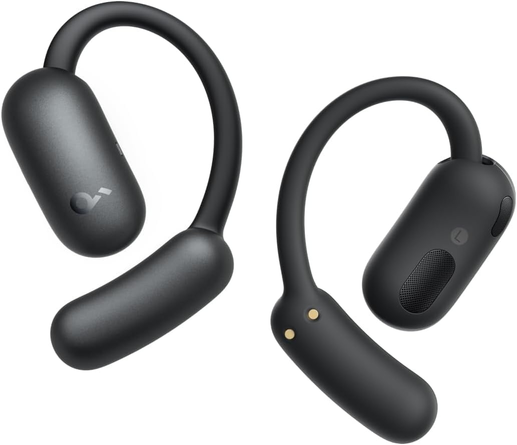 soundcore Anker AeroFit 2 Open Ear Headphones, Adjustable Ear Hooks, Firm Hold, Deep Bass, Hi-Res Wi