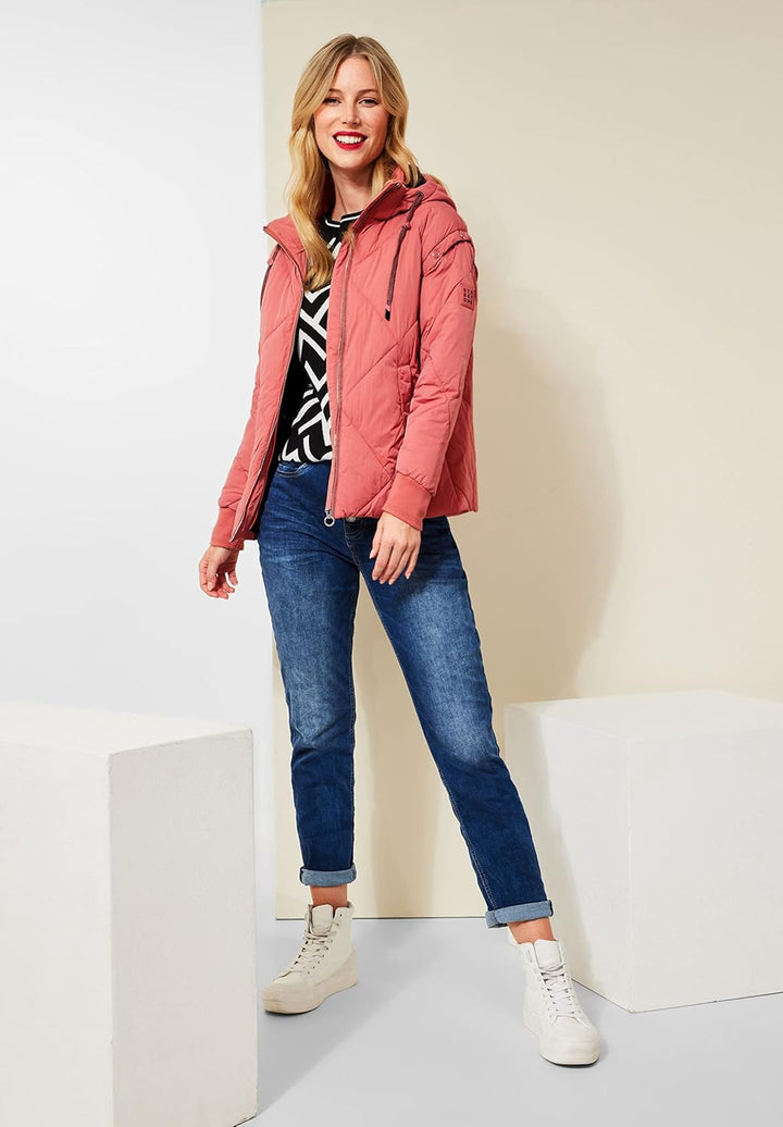 Street One Damen Steppjacke 44 Vintage Rose, 44 Vintage Rose