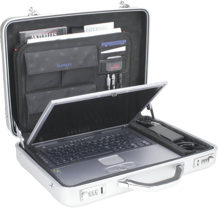 Alumaxx Aktenkoffer Mercato 45 cm 17" Silber