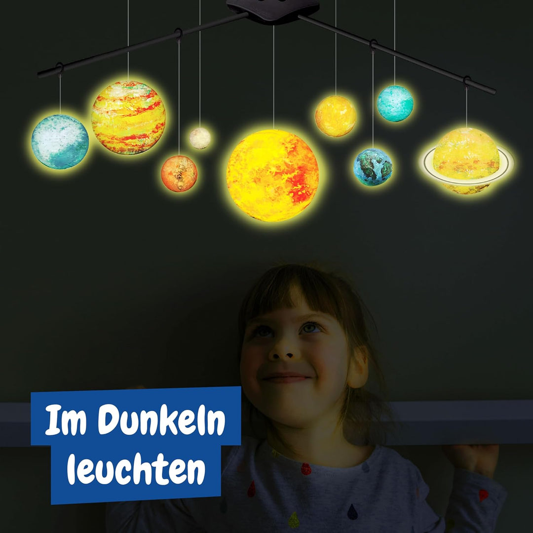 Science4you Sonnensystem 3D NASA im Dunkeln leuchten - Bauen Sie Ihr eigenes Sonnensystem, Planeten
