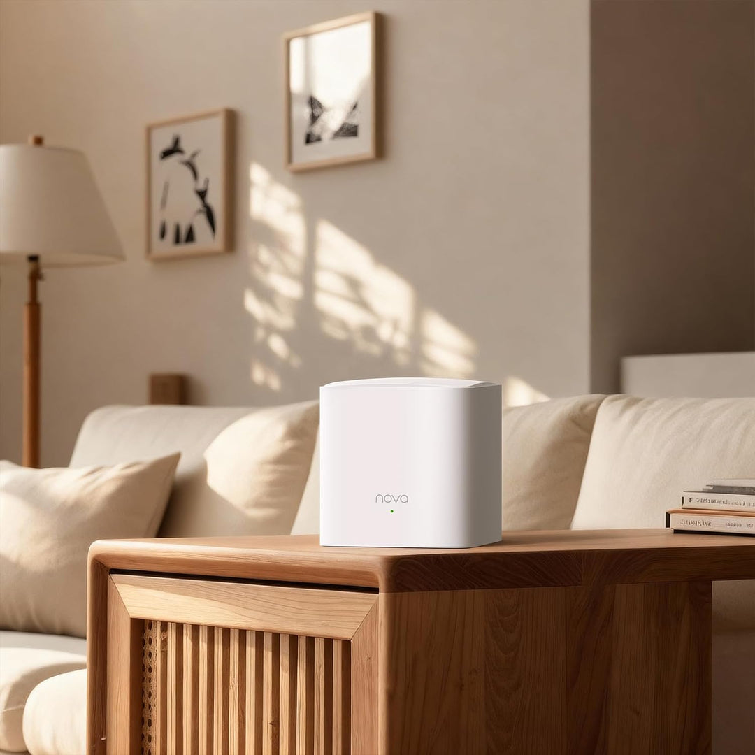 Tenda Nova MW5G (3er Pack) echtes Dual-Band Mesh WLAN (bis zu 300m², 6X Gigabit Ports, AC1200, Gigab