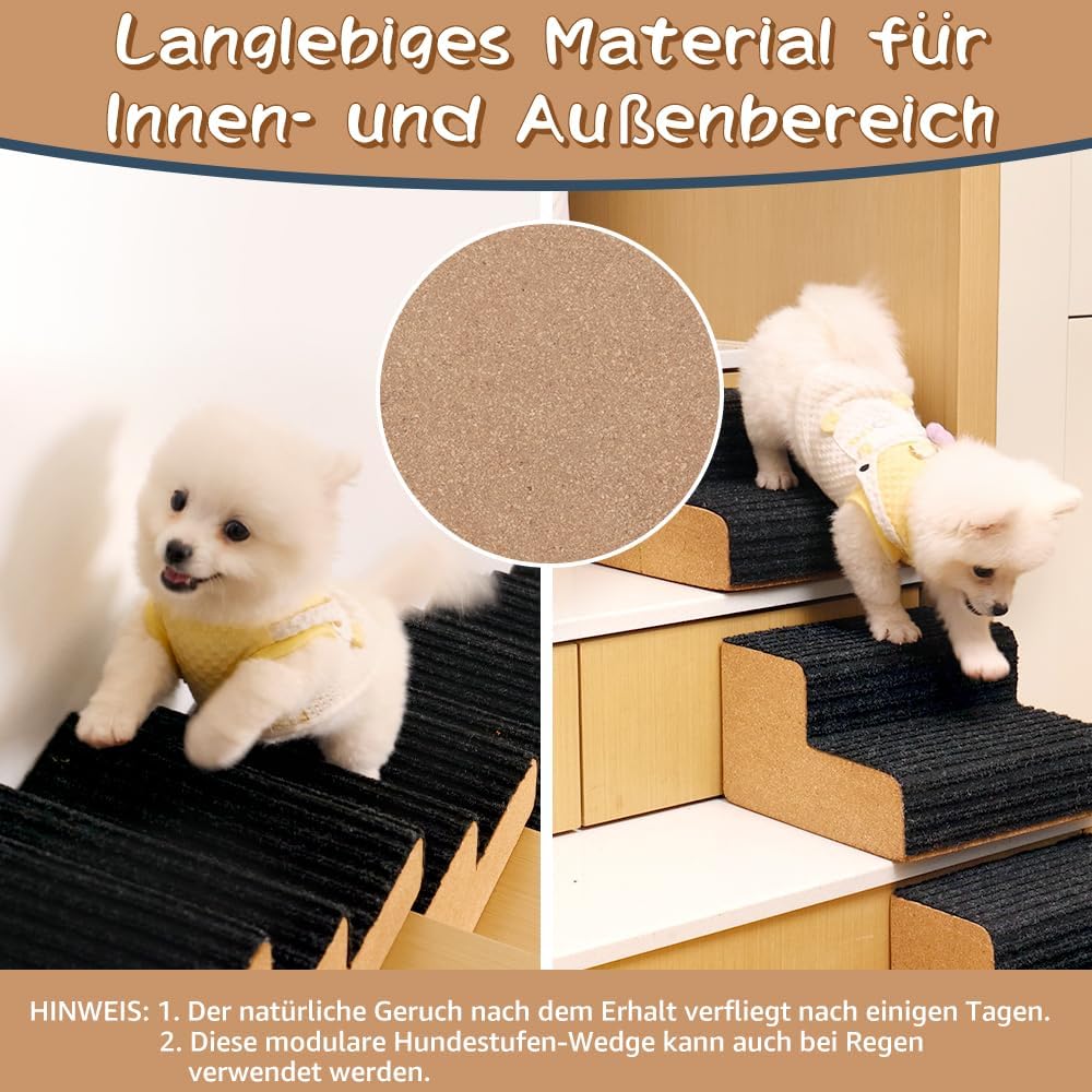 SMONTER Vereinfachen Sie Treppen für Hunde, verwandeln Sie Treppen in eine einfache Rampe, umweltfre