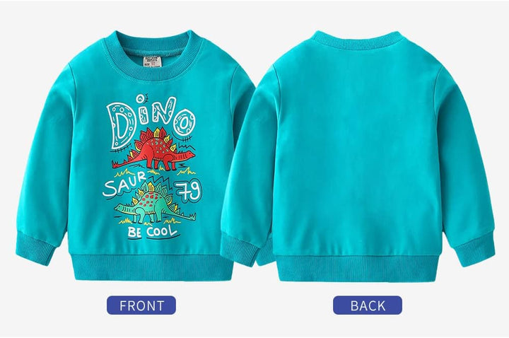 Volunboy Baby Jungen Dinosaurier kleidung, Kinder Pullover Jogginganzug Sweatshirt Langarmshirt und