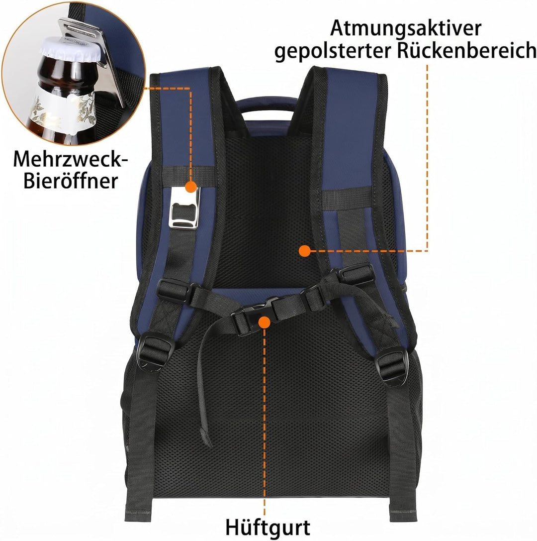 MATEIN Kühlrucksack 34L, 40 Dosen Kühlrucksack Gross, Kühltasche Rucksack | Cooler Backpack Thermo D