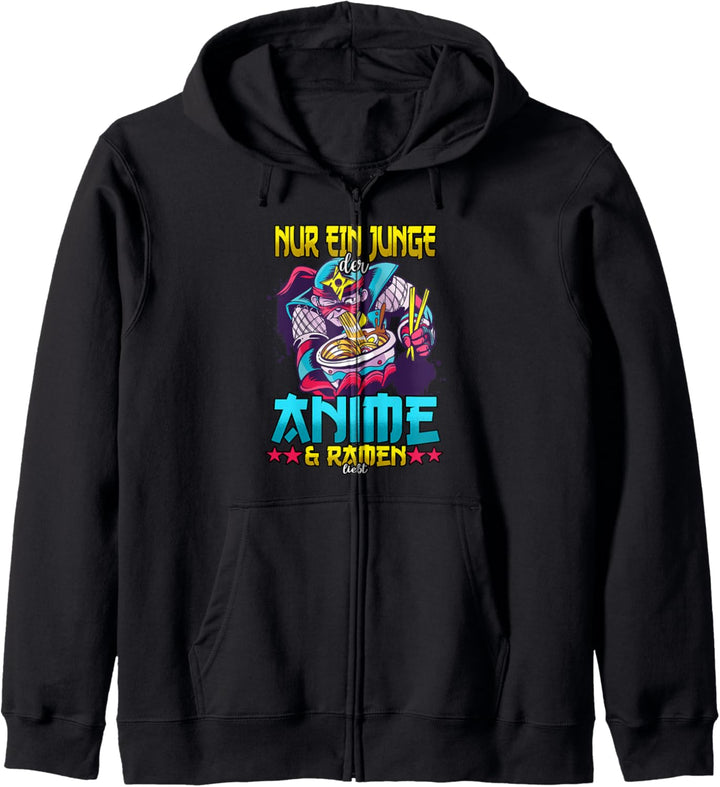 Nur ein Junge der Anime & Ramen liebt Kapuzenjacke