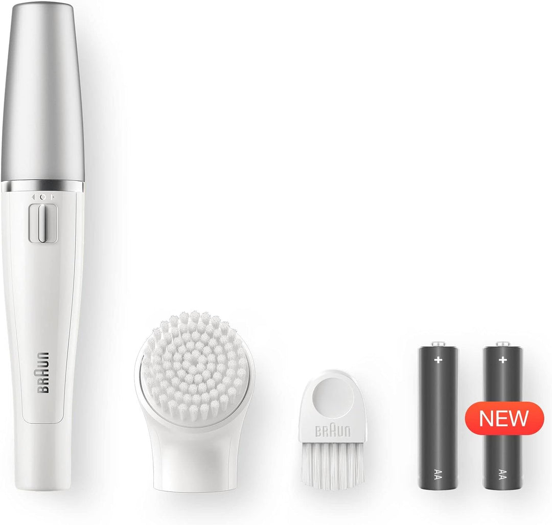 Braun FaceSpa Gesichtsepilierer Damen / Damenbart Entferner, Gesichtsreinigungsbürste, Haarentfernun