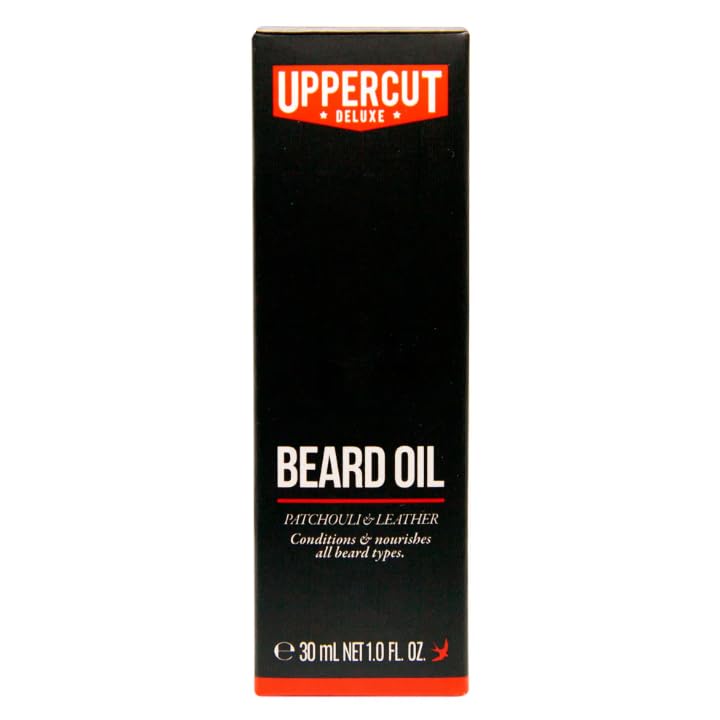 Uppercut Deluxe Beard Oil for Men, Pflegendes Bartöl mit Leichtem Halt für Herren, Macht den Bart We