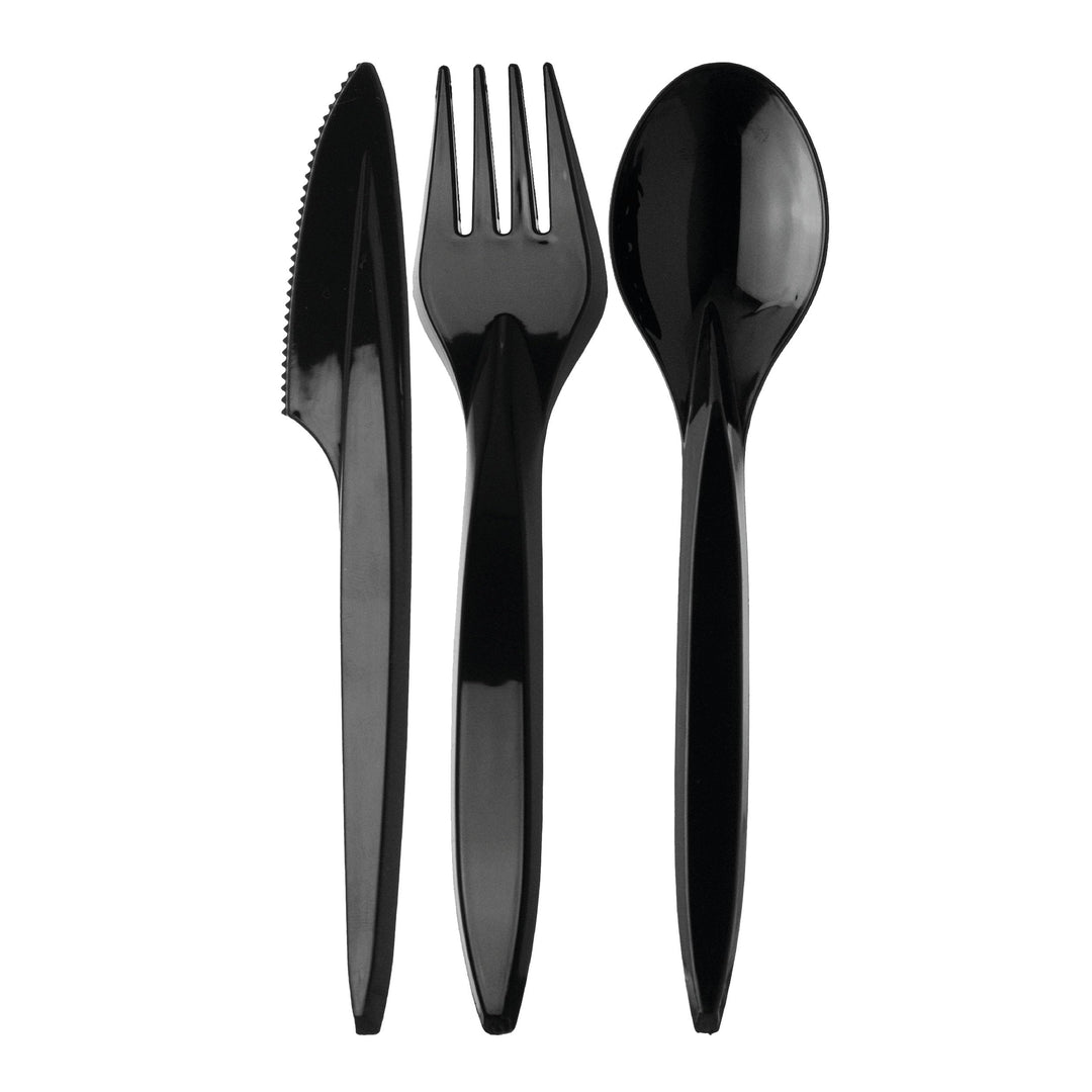 Plastikbesteck Set 200x Plastikgabel 200x Plastikmesser 200x Plastiklöffel Mehrweg Geschirrset Party