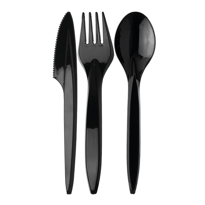 Plastikbesteck Set 200x Plastikgabel 200x Plastikmesser 200x Plastiklöffel Mehrweg Geschirrset Party