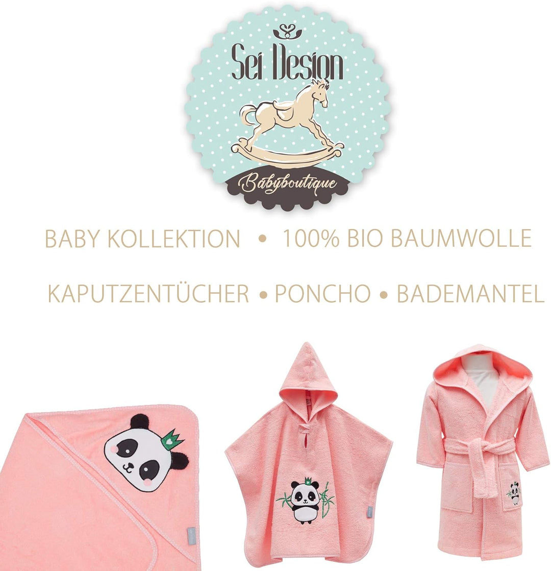 sei Design Dein Bio-KAPUZENTUCH aus 100% Bio Baumwolle für Babys | Kapuzenbadetuch | Kapuzenhandtuch