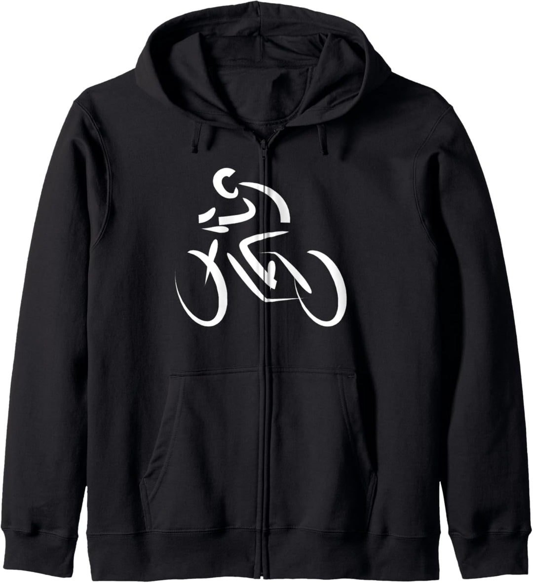 Cycling Cyclist on Bike Kapuzenjacke