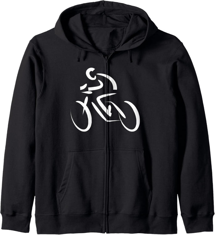 Cycling Cyclist on Bike Kapuzenjacke