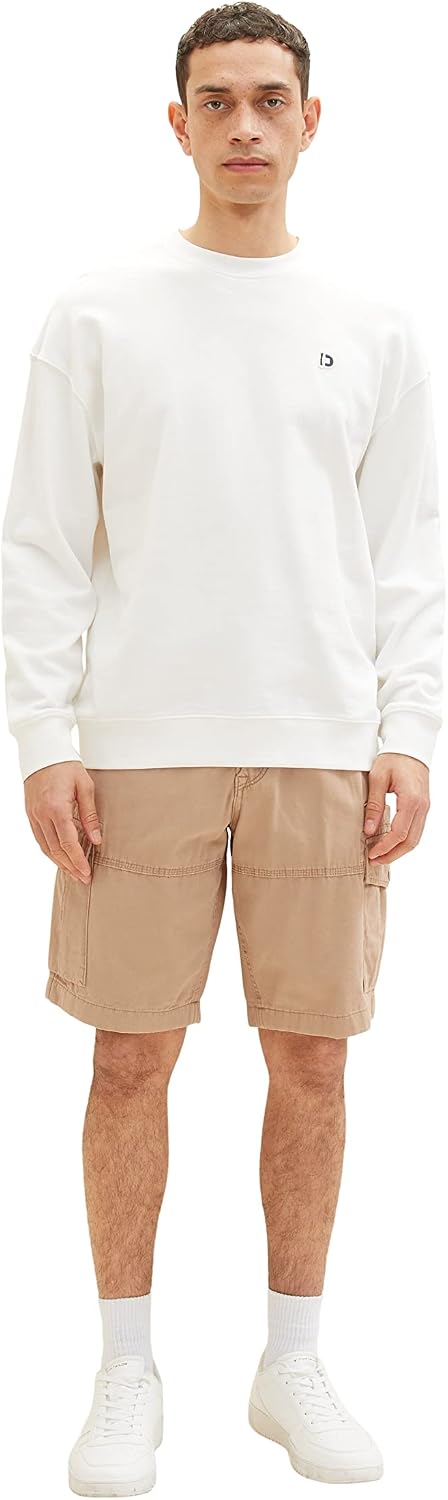 TOM TAILOR Herren Relaxed Fit Cargo Shorts 29 24048 - Desert Fawn, 29 24048 - Desert Fawn