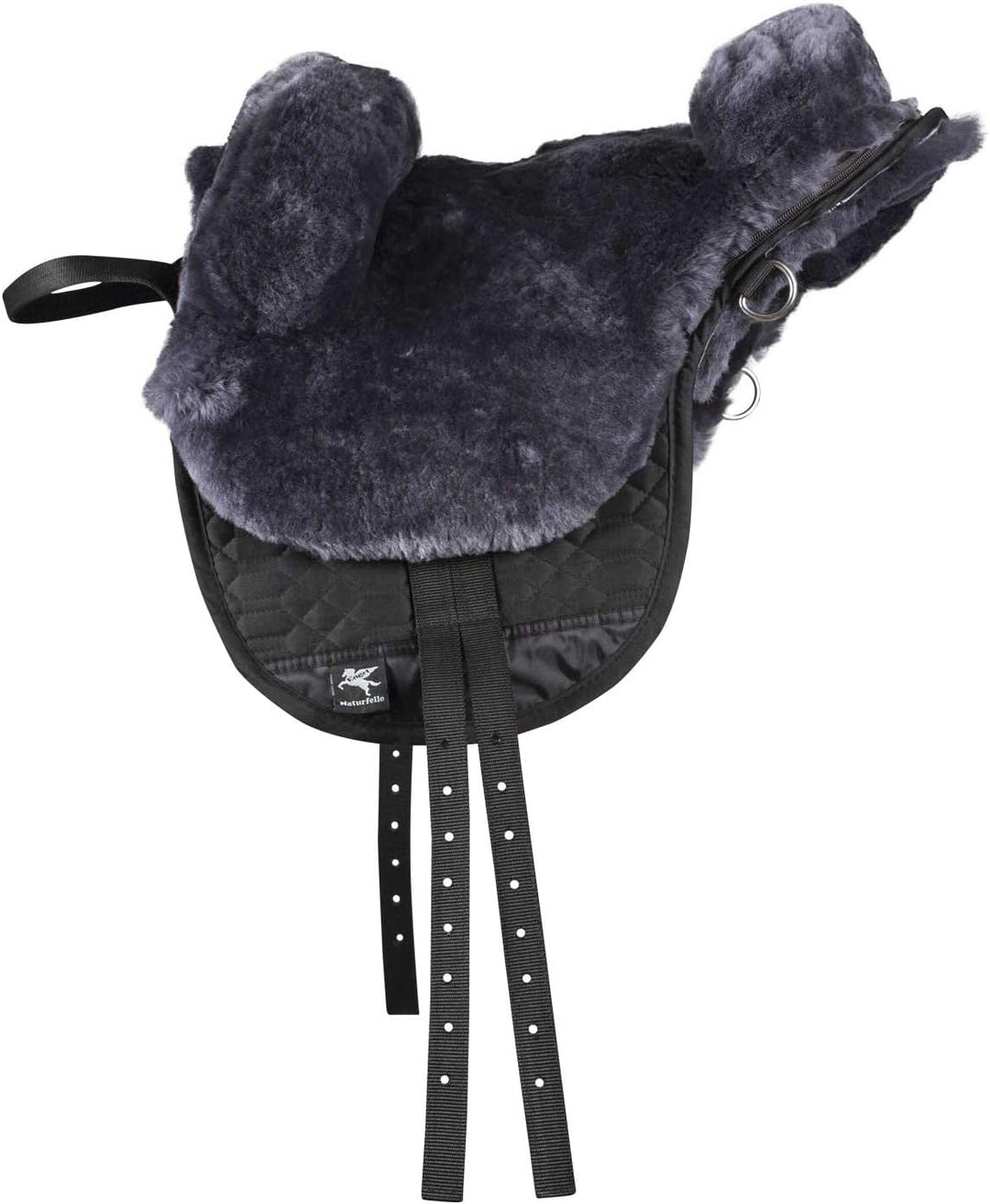 Engel Reitsport Lammfell Fellsattel R1 Pony Lammfell anthrazit