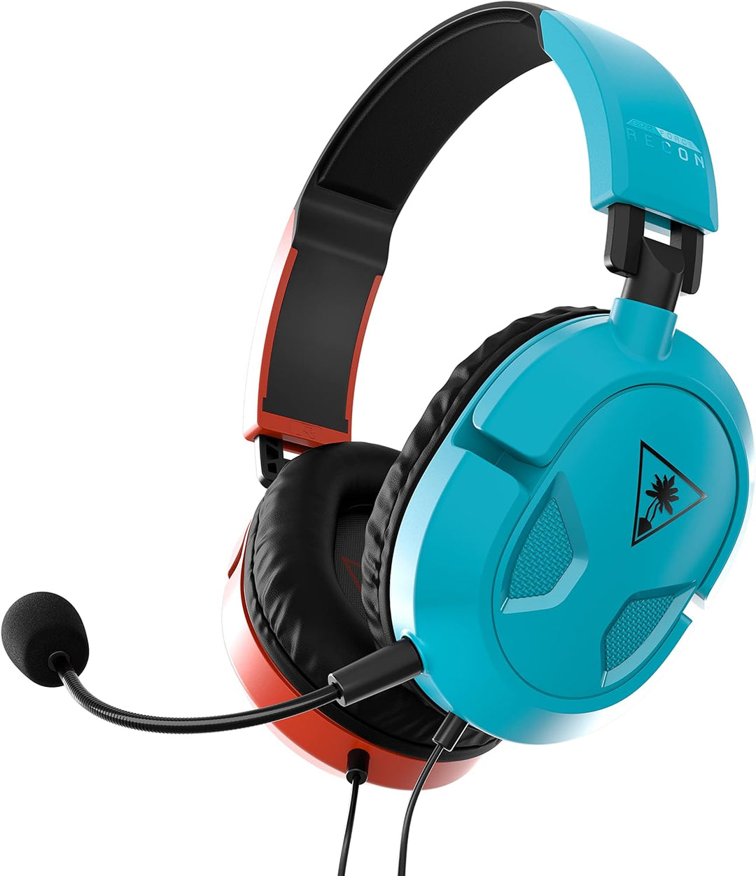Turtle Beach Recon 50 Rotes/Blaues Gaming-Headset für Nintendo Switch, PS5, PS4, Xbox Series X|S, Xb