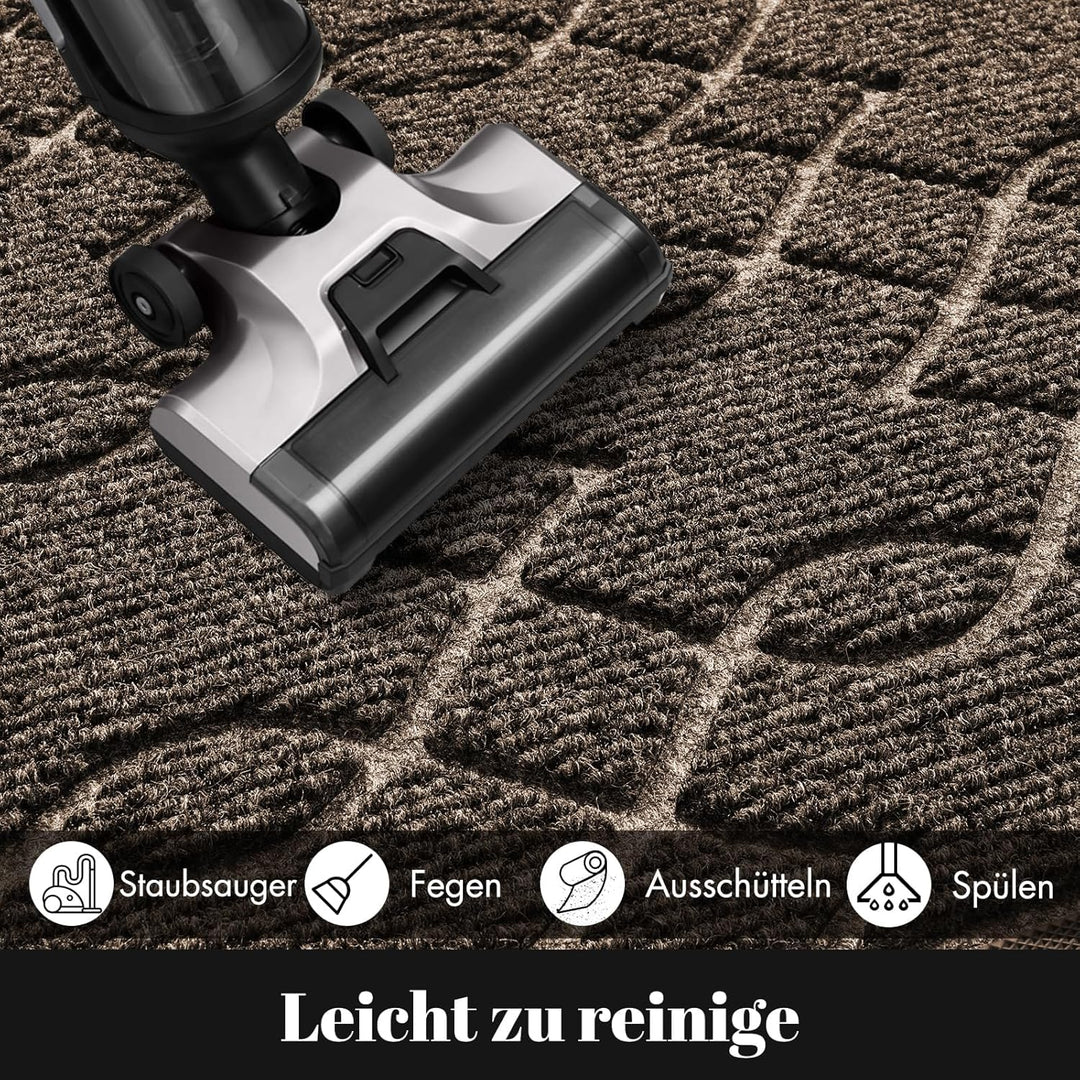 Yimobra Fussmatte Aussen, Waschbar Wetterfest, 92 x 61 cm, Robuste und Wasserabsorbierende, Schmutzr