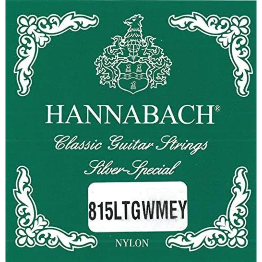 Hannabach Klassikgitarre-Saiten, 815LTGWMEY, Serie 815 Low Tension Silver Special