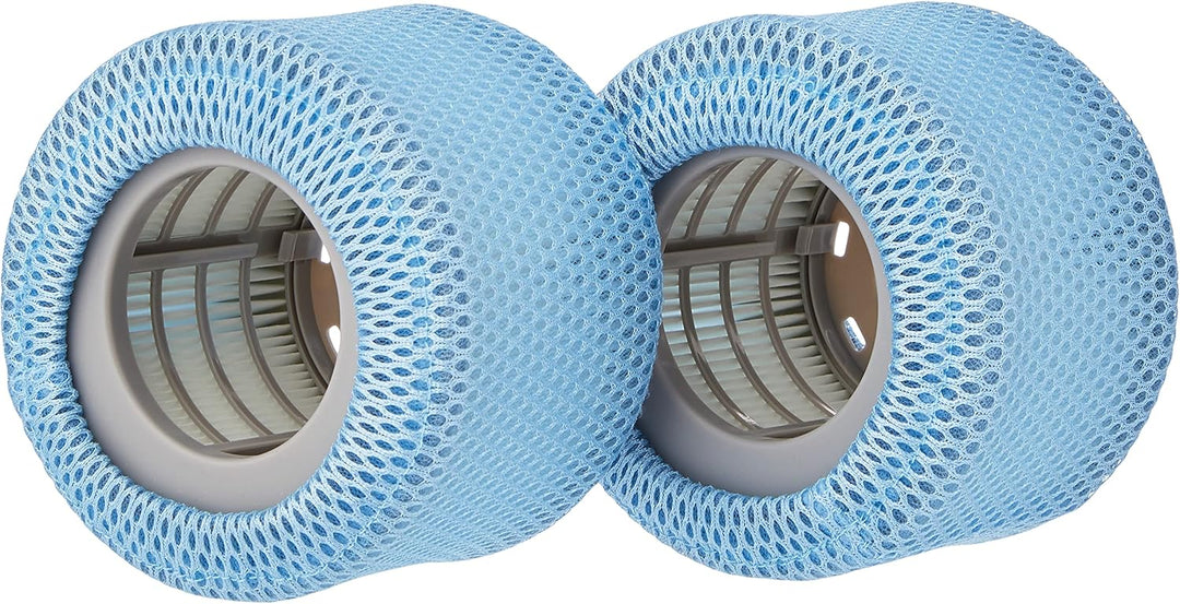 MSPA 2 x Ersatz-Filterkartuschen Whirlpools Zubehör 90 Falten passend für Modelle, Weiss, Einheitsgr
