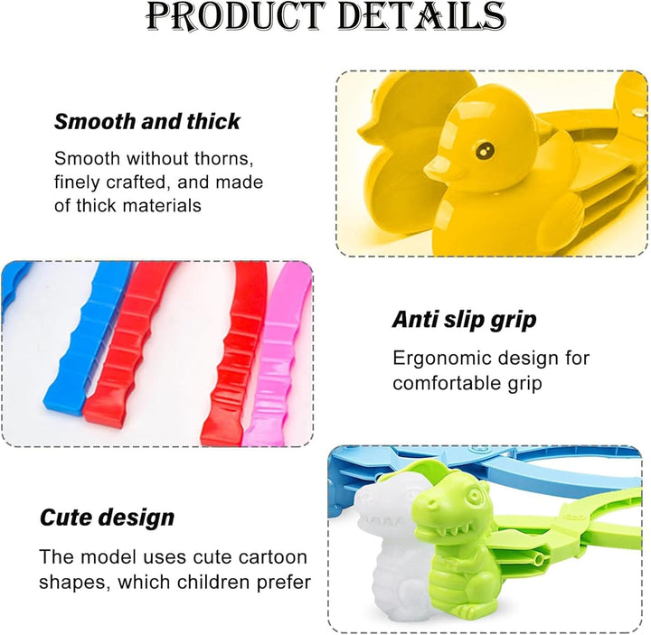 4 Stück Bento Zubehör - Rice Ball und Sushi Formen mit Animal Shapes DIY Tool