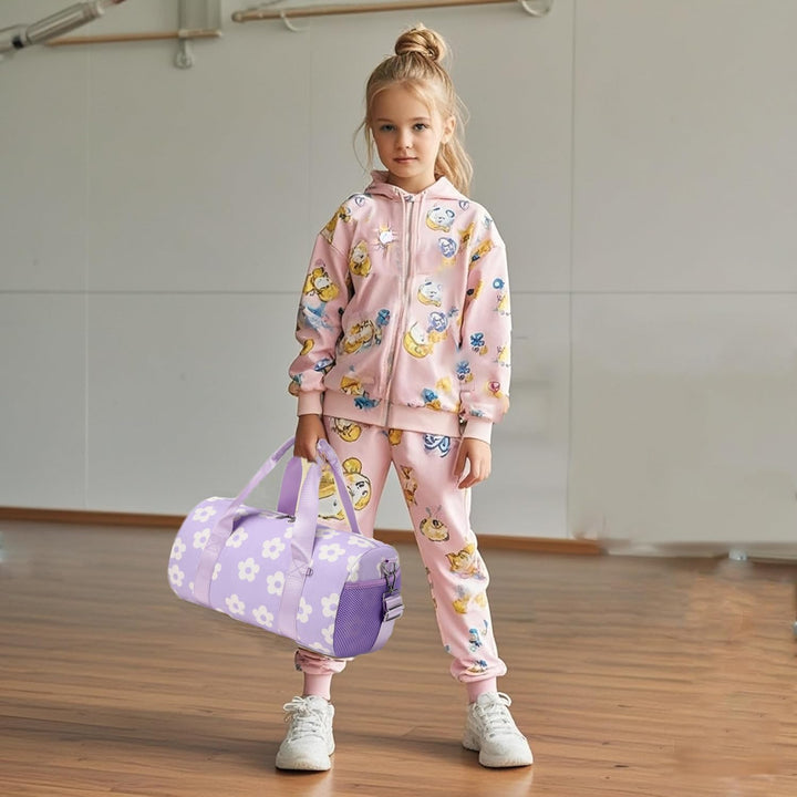 Sporttasche Kinder Mädchen Tanztasche Kinder Balletttasche Corduroy Handtasche Geschenk für Mädchen