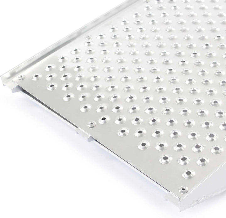 Wiltec Auffahrrampe 3-Fach klappbar 199cm 270kg für Motorrad ATV Quad, Aluminium Auffahrschiene falt