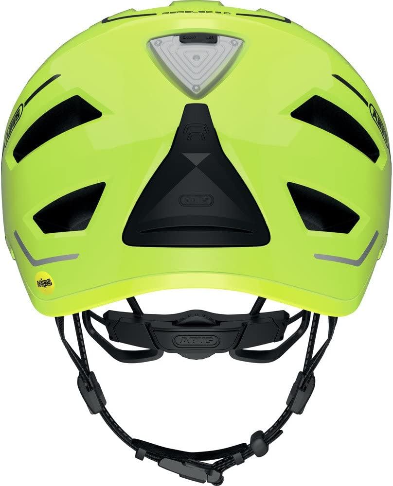 ABUS Stadthelm Pedelec 2.0 MIPS - Fahrradhelm mit Rücklicht, Schirm, Regenhaube und MIPS-Aufprallsch
