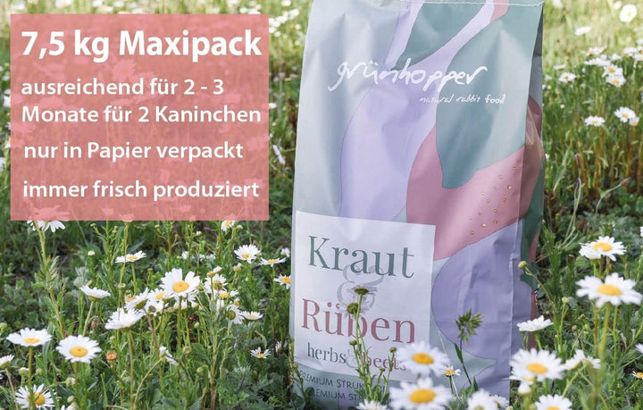 grünhopper Kraut&Rüben 7,5 kg Kaninchenfutter