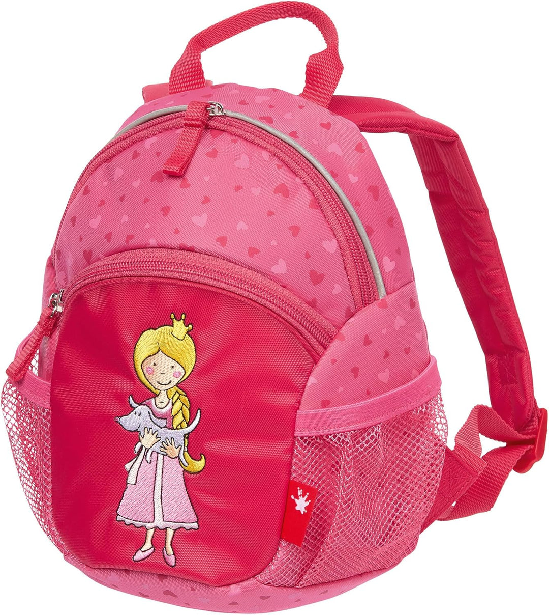 Sigikid 24913 Rucksack klein Pinky Queeny Mädchen Kinderrucksack empfohlen ab 2 Jahren rosa, Pink