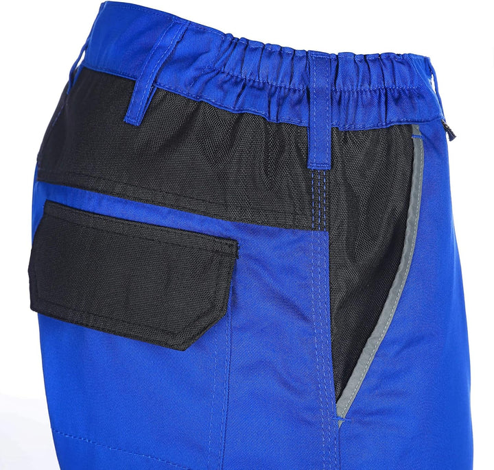 TMG | Leichte Arbeitshose für Herren, lang, ideal für Sommer, Cargohose mit Kniepolster, mit Taschen