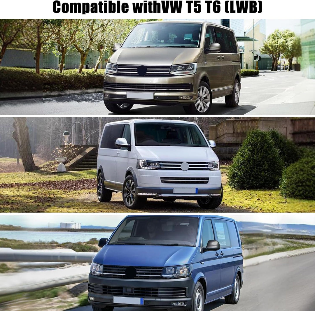 Autoabdeckung Wasserdicht Ersatz für VW T5 T6 LWB, Sonnenfest Hälfte Autoabdeckung, Halbgarage UV Be