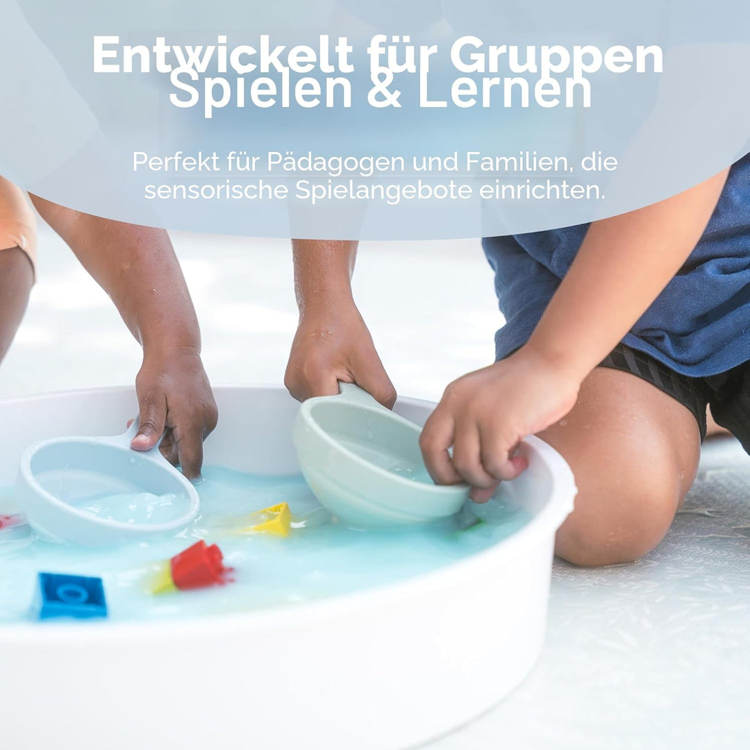 Inspire My Play Explorer Bungle - Sensory Bin mit Deckel und herausnehmbaren Aufbewahrungseinsätzen